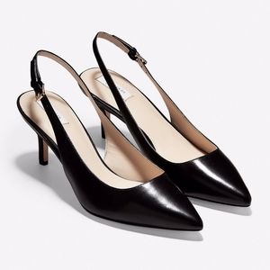 Cole Haan Vesta Slingback Pump 65mm Black 8.5